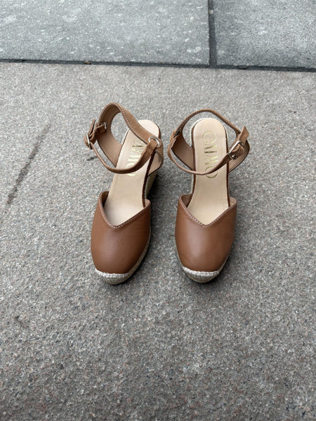 GAIMO MEDES PHAROS WEDGES, PRALINE BROWN
