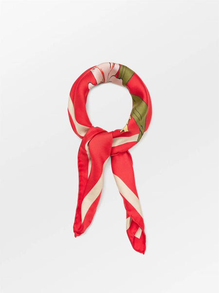 Magna Flower Sia Scarf, Adrenaline Red