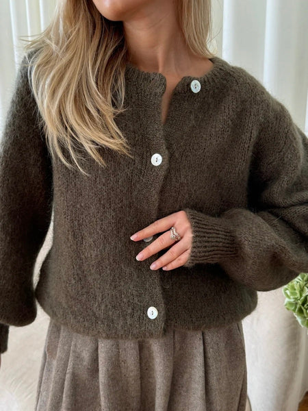 PREORDER OKTOBER ! IDAIC CARDIGAN - ARMY GREEN