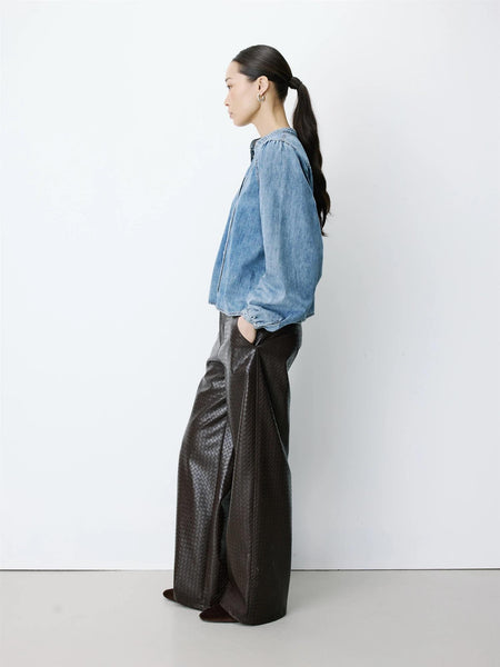 ANAELLE denimbluse, LIGHT BLUE