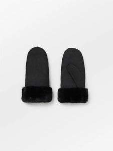 Doa Shearling Mitten, BLACK
