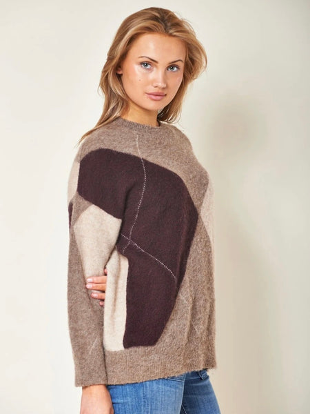 KAYNE ARGYLE  ULLGENSER  , BROWN MELANGE COMBO