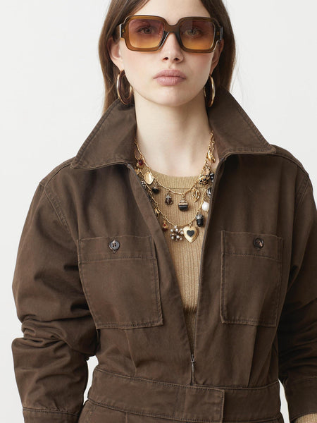 TORINO JUMPSUIT, CHOCO