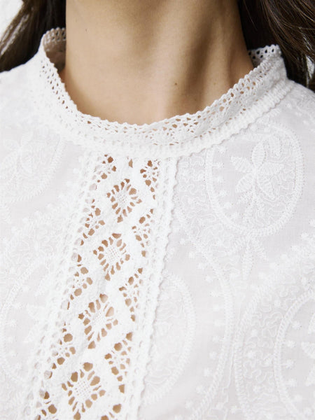 ABIGAIL bluse, IVORY