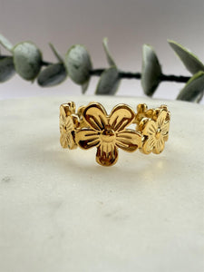 Daisy ring , GOLD