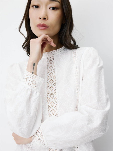 ABIGAIL bluse, IVORY
