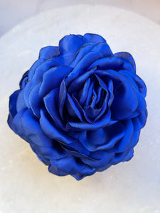 BIG ROSE HÅRKLYPE, COBOLT BLUE