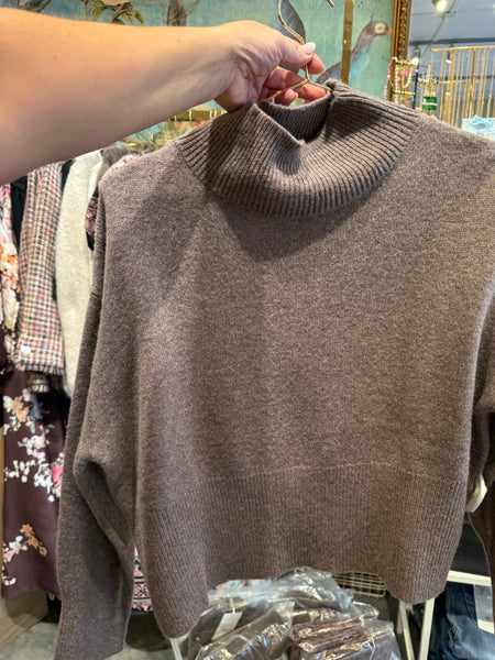 PINTO kort ullgenser,  CHATAIGNE / CHESTNUT