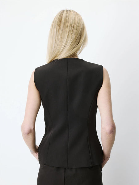 ARISTIDE vest, CHOCOLATE