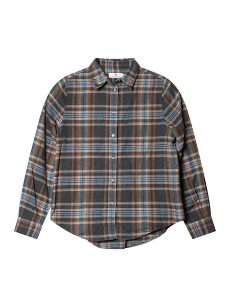 ARC MODERN TARTAN SHIRTS, DARK GREY
