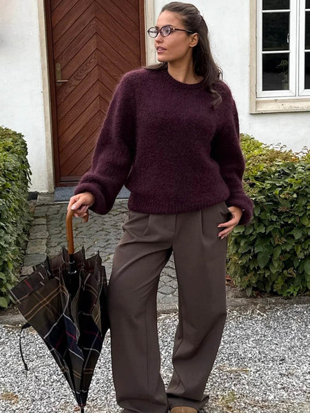 IdaIC Pullover - Bordeaux