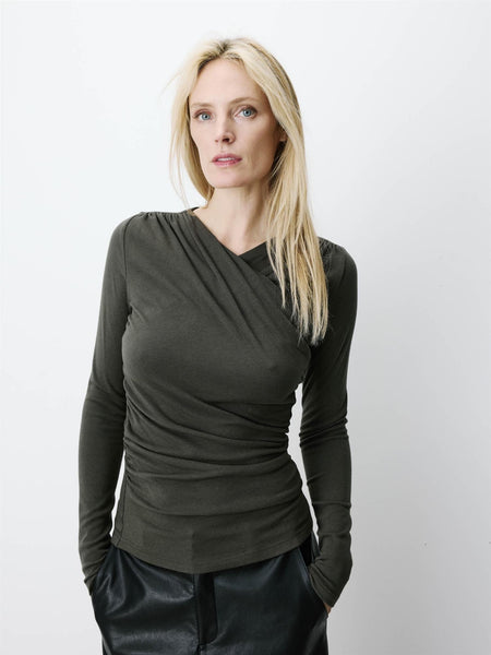 AZUL top, KAKI
