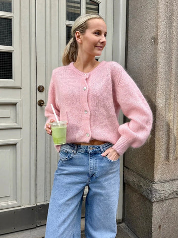 IDAIC CARDIGAN - LIGHT PINK