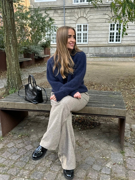 PREORDER OKTOBER LEVERING!IDAIC CARDIGAN - NAVY