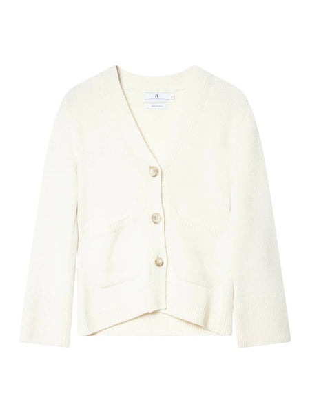 TATE  ULL CARDIGAN  , OFFWHITE