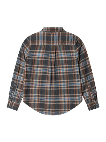ARC MODERN TARTAN SHIRTS, DARK GREY