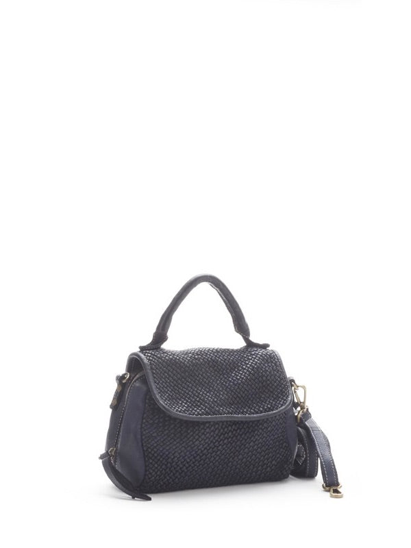 SIENNE SMALL LEATHER BAG, BLACK