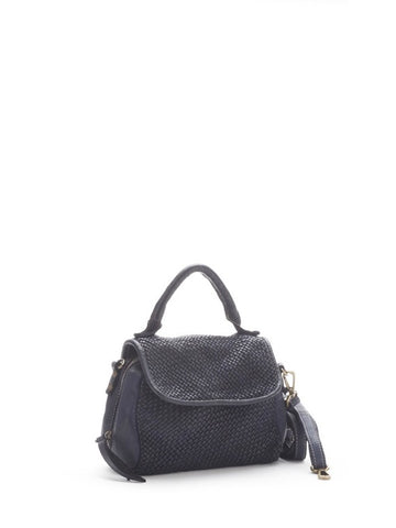 SIENNE SMALL LEATHER BAG, BLACK