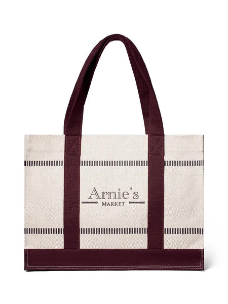 RIVIERA MARKET NATURAL/BURGUNDY