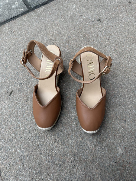 GAIMO MEDES PHAROS WEDGES, PRALINE BROWN