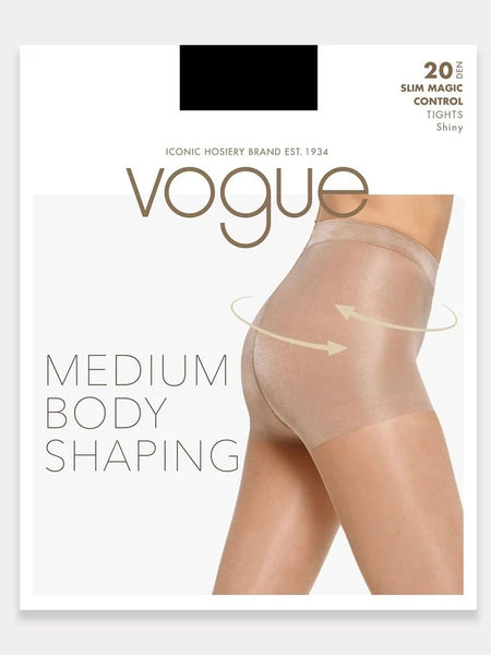 SLIM MAGIC CONTROL TOP 20 DENIER TIGHTS, SUNTAN