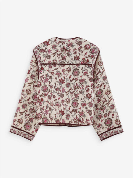 VAHINA PRINTED QUILTED JACKET,  FLEUR