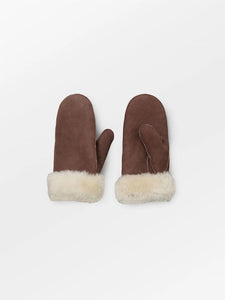 Doa Shearling Mitten, Hot Fudge Brown