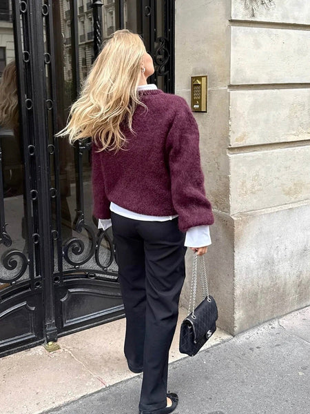 IdaIC Pullover - Bordeaux