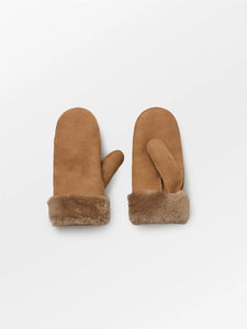 Doa Shearling Mitten, Ginger Beige