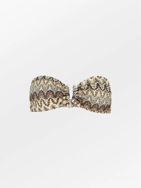 Amber Bandeau Bikini Top, MOCCA / BROWN