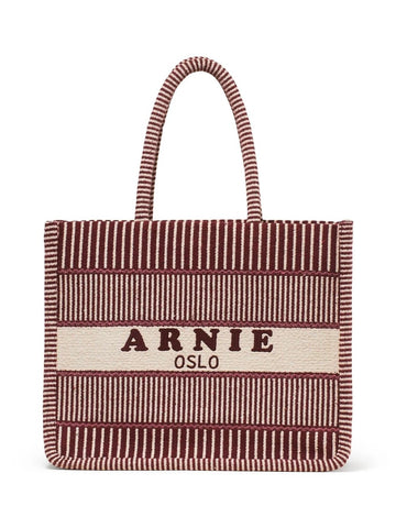 PORTO TOTE BAG, BURGUNDY