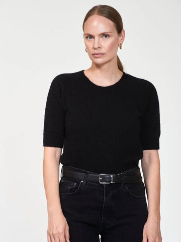 GEORGINA BLACK kortermet genser