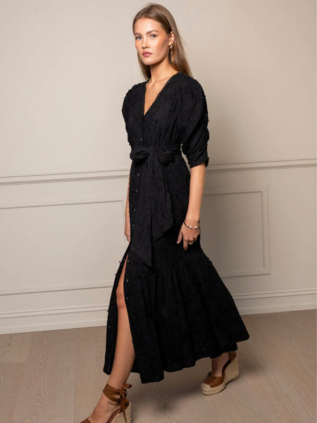 Sylvie Dress Matte Black