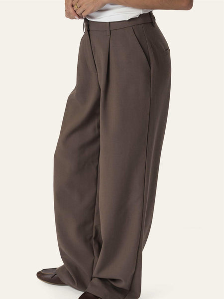 CELINAIC PANTS - BROWN