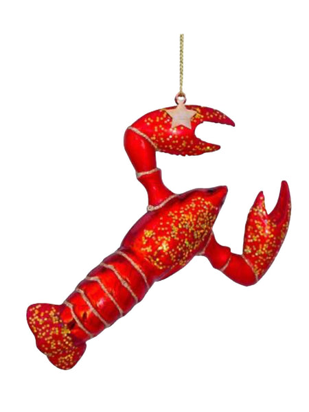 ORNAMENT RED LOBSTER , H14 CM