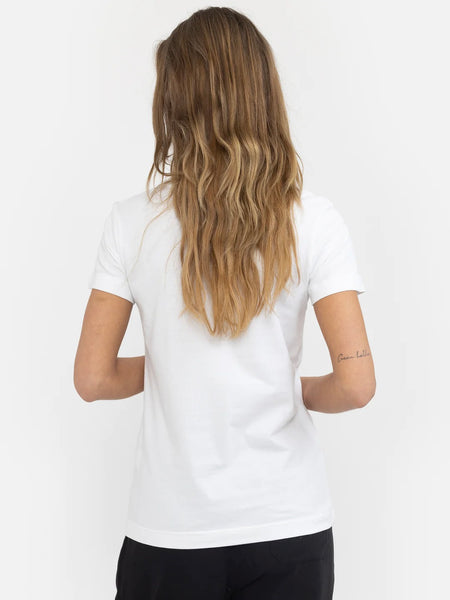 WHITE ES Signe T-shirt-GOTS