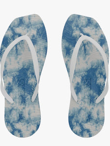 TAPERED SLEEPERS FLIP FLOP i BLUE DYE