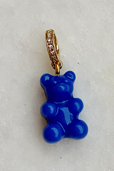 Zuzanna G CLASSIC YUMMY BEAR CRYSTAL RING gold, BLUE OPAL