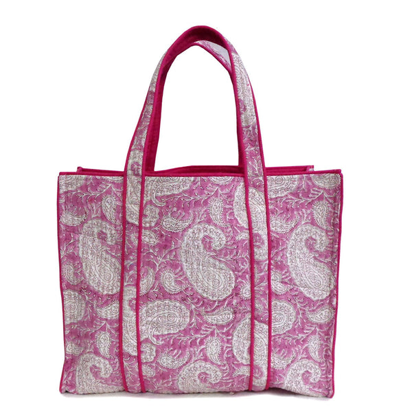 Zuzanna G QUILTED SHOPPER tote veske i bomull