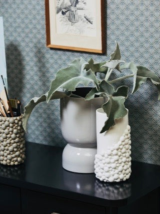 NAXOS vase, L, white