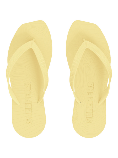 TAPERED PLATFORM SLEEPERS FLIP FLOP i MELLOW YELLOW