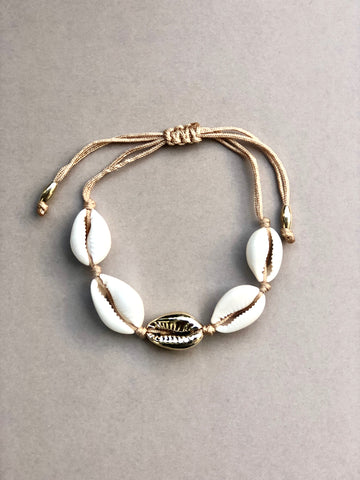 Vacay Shell armbånd, ONE GOLD