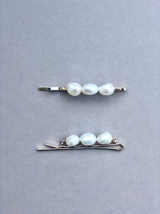 Pearly Hairclip With Real Pearls