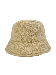 TEDDY BUCKET HAT, TAUPE