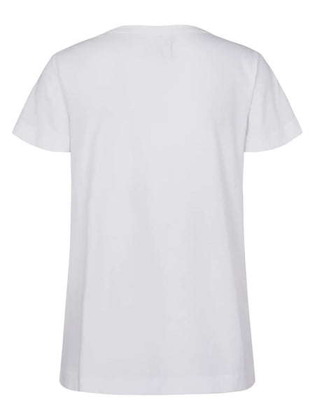 WHITE ES Signe T-shirt-GOTS