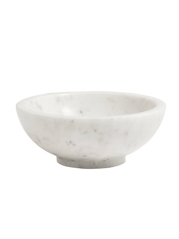 Bowl, white marble