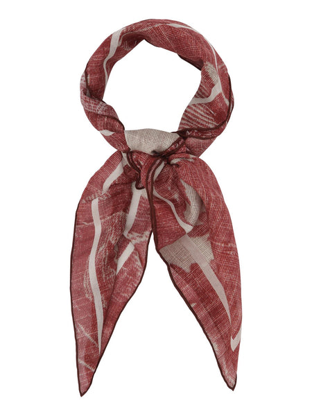 Light Red Toile Scarf